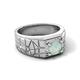 5 - Jamar 0.66 ct (6.50 mm) Opal Nugget Solitaire Men Band 