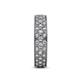 6 - Cailyn 0.91 ctw Lab Grown Diamond Three Row Milgrain Eternity Band 