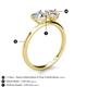 5 - Sasha IGI Certified Heart & Pear Shape Lab Grown Diamond 2 Stone Duo Ring 