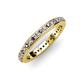 3 - Caitlin 1.60 mm Iolite and Diamond Eternity Band 