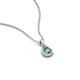4 - Tessie 0.22 ct Lab Created Alexandrite (3.50 mm) Women Teardrop Solitaire Pendant Necklace 