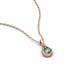 4 - Tessie 0.22 ct Lab Created Alexandrite (3.50 mm) Women Teardrop Solitaire Pendant Necklace 