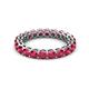 3 - Tiffany 3.00 mm Ruby Eternity Band 