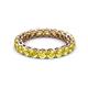 3 - Tiffany 3.00 mm Yellow Sapphire Eternity Band 