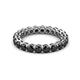 3 - Tiffany 3.00 mm Black Diamond Eternity Band 