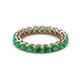 3 - Tiffany 3.00 mm Emerald Eternity Band 
