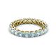 3 - Tiffany 3.00 mm Aquamarine Eternity Band 