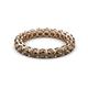 3 - Tiffany 3.00 mm Smoky Quartz Eternity Band 