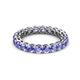 3 - Tiffany 3.00 mm Tanzanite Eternity Band 