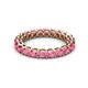 3 - Tiffany 3.00 mm Rhodolite Garnet Eternity Band 