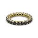 3 - Tiffany 3.00 mm Black Diamond Eternity Band 