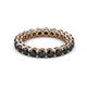 3 - Tiffany 3.00 mm Black Diamond Eternity Band 