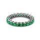3 - Tiffany 3.00 mm Emerald Eternity Band 