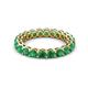 3 - Tiffany 3.00 mm Emerald Eternity Band 