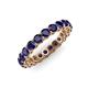 4 - Tiffany 3.00 mm Blue Sapphire Eternity Band 