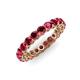 4 - Tiffany 3.00 mm Ruby Eternity Band 