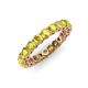 4 - Tiffany 3.00 mm Yellow Sapphire Eternity Band 