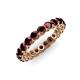 4 - Tiffany 3.00 mm Red Garnet Eternity Band 