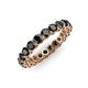 4 - Tiffany 3.00 mm Black Diamond Eternity Band 