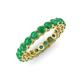4 - Tiffany 3.00 mm Emerald Eternity Band 