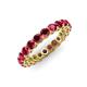 4 - Tiffany 3.00 mm Ruby Eternity Band 