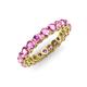4 - Tiffany 3.00 mm Pink Sapphire Eternity Band 