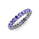 4 - Tiffany 3.00 mm Tanzanite Eternity Band 