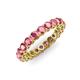 4 - Tiffany 3.00 mm Pink Tourmaline Eternity Band 