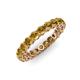 4 - Tiffany 3.00 mm Citrine Eternity Band 