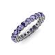 4 - Tiffany 3.00 mm Iolite Eternity Band 