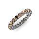 4 - Tiffany 3.00 mm Smoky Quartz Eternity Band 