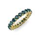 4 - Tiffany 3.00 mm London Blue Topaz Eternity Band 