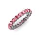 4 - Tiffany 3.00 mm Pink Tourmaline Eternity Band 