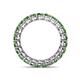 5 - Tiffany 3.00 mm Green Garnet Eternity Band 