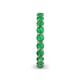 6 - Tiffany 3.00 mm Emerald Eternity Band 