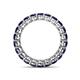 5 - Tiffany 3.00 mm Blue Sapphire Eternity Band 