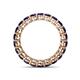 5 - Tiffany 3.00 mm Blue Sapphire Eternity Band 