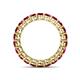 5 - Tiffany 3.00 mm Ruby Eternity Band 