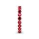 6 - Tiffany 3.00 mm Ruby Eternity Band 