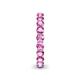 6 - Tiffany 3.00 mm Pink Sapphire Eternity Band 