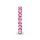 6 - Tiffany 3.00 mm Pink Sapphire Eternity Band 