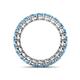 5 - Tiffany 3.00 mm Blue Topaz Eternity Band 