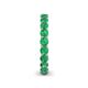 6 - Tiffany 3.00 mm Emerald Eternity Band 