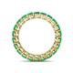 5 - Tiffany 3.00 mm Emerald Eternity Band 