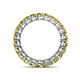 5 - Tiffany 3.00 mm Yellow Diamond Eternity Band 