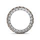 5 - Tiffany 3.00 mm Smoky Quartz Eternity Band 