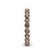6 - Tiffany 3.00 mm Smoky Quartz Eternity Band 