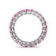 5 - Tiffany 3.00 mm Pink Sapphire Eternity Band 