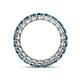 5 - Tiffany 3.00 mm Blue Diamond Eternity Band 
