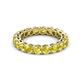 3 - Tiffany 3.40 mm Yellow Sapphire Eternity Band 